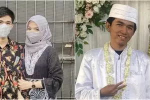 Tiko anak Ibu Eny resmi menikah, ini 5 cerita perjalanan cintanya kenal sang istri dari game online