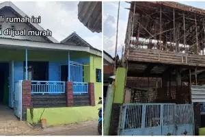 Rumah tusuk sate dalam gang dimakeover jadi hunian modern dengan rooftop, hasilnya bikin iri tetangga
