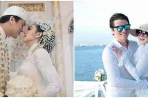 4 tahun menanti momongan, 11 potret Syahrini dan Reino Barack selalu mesra dari awal nikah hingga kini