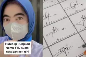 Bikin gagal paham, karyawan bank ini temukan tanda tangan nasabah yang super unik