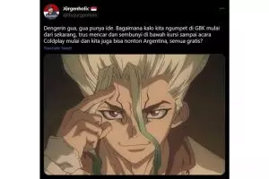 11 Potret cuitan kocak sambut konser Coldplay di Indonesia ini receh parah, ada yang rela open donasi