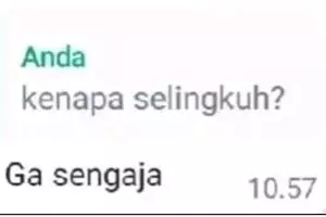 12 Chat lucu ketahuan selingkuh ini pas ditanya jawabnya ngasal banget, nggak ngerti lagi deh