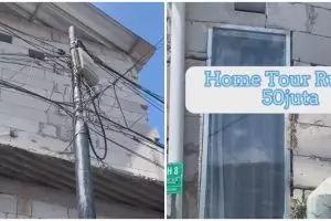 Rumah batako dari luar tampak kusam padahal dalamnya estetik bak rumah kompleks elit, ini 11 potretnya