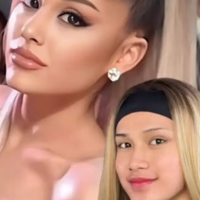 Pria ini recreate makeup Ariana Grande, potret perubahannya bikin cewek jadi minder