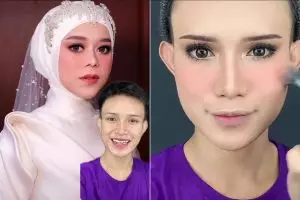 Ingin recreate makeup Lesty Kejora, pria ini malah disebut lebih mirip Mulan Jameela