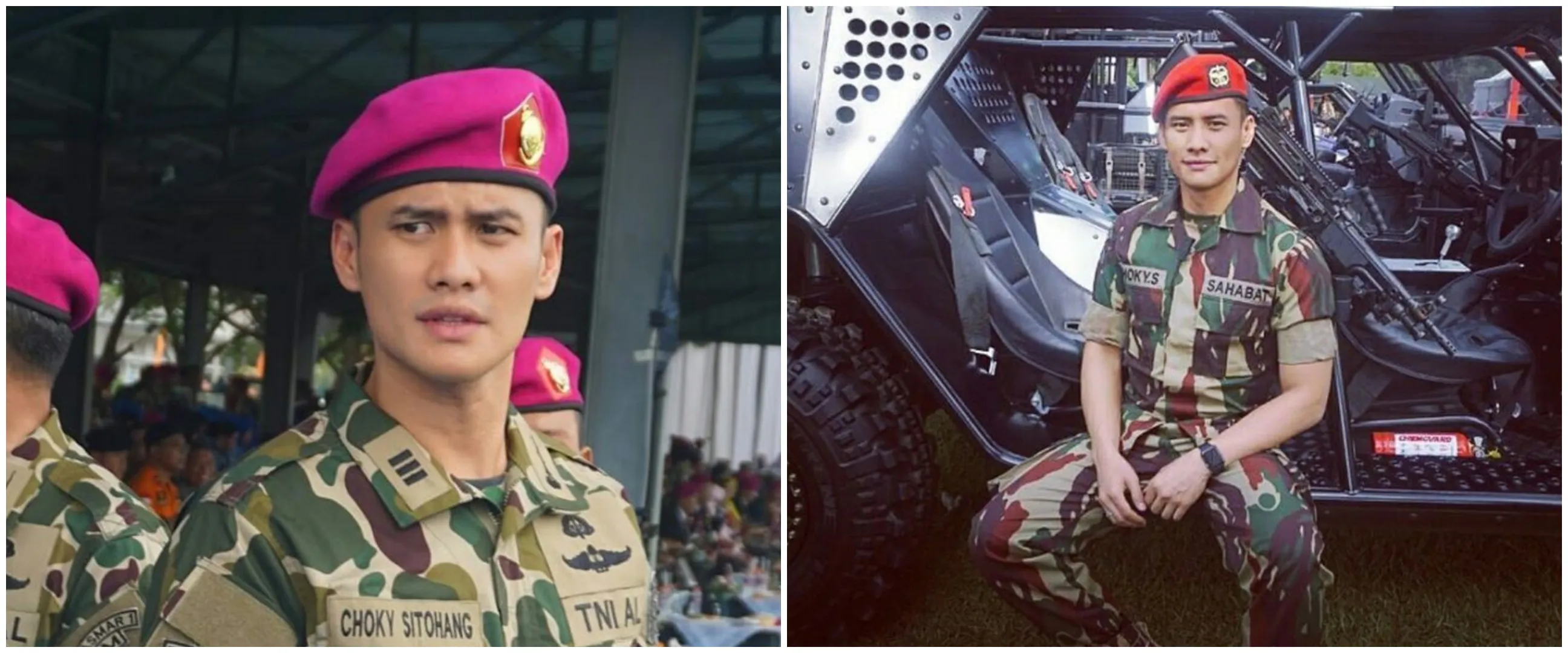 Presenter top Tanah Air ini cucu perwira TNI AD, intip 11 potretnya saat pakai seragam tentara