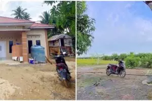 Bebas dari julid tetangga, ini 9 potret rumah di pinggir sawah dengan interior bak hunian mewah