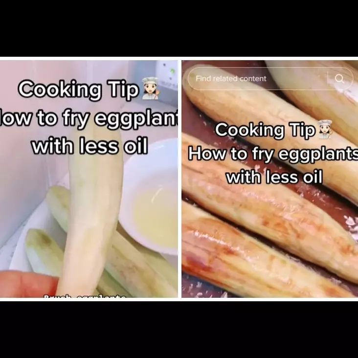 Bukan diberi tepung, begini trik goreng terong biar tidak banyak menyerap minyak