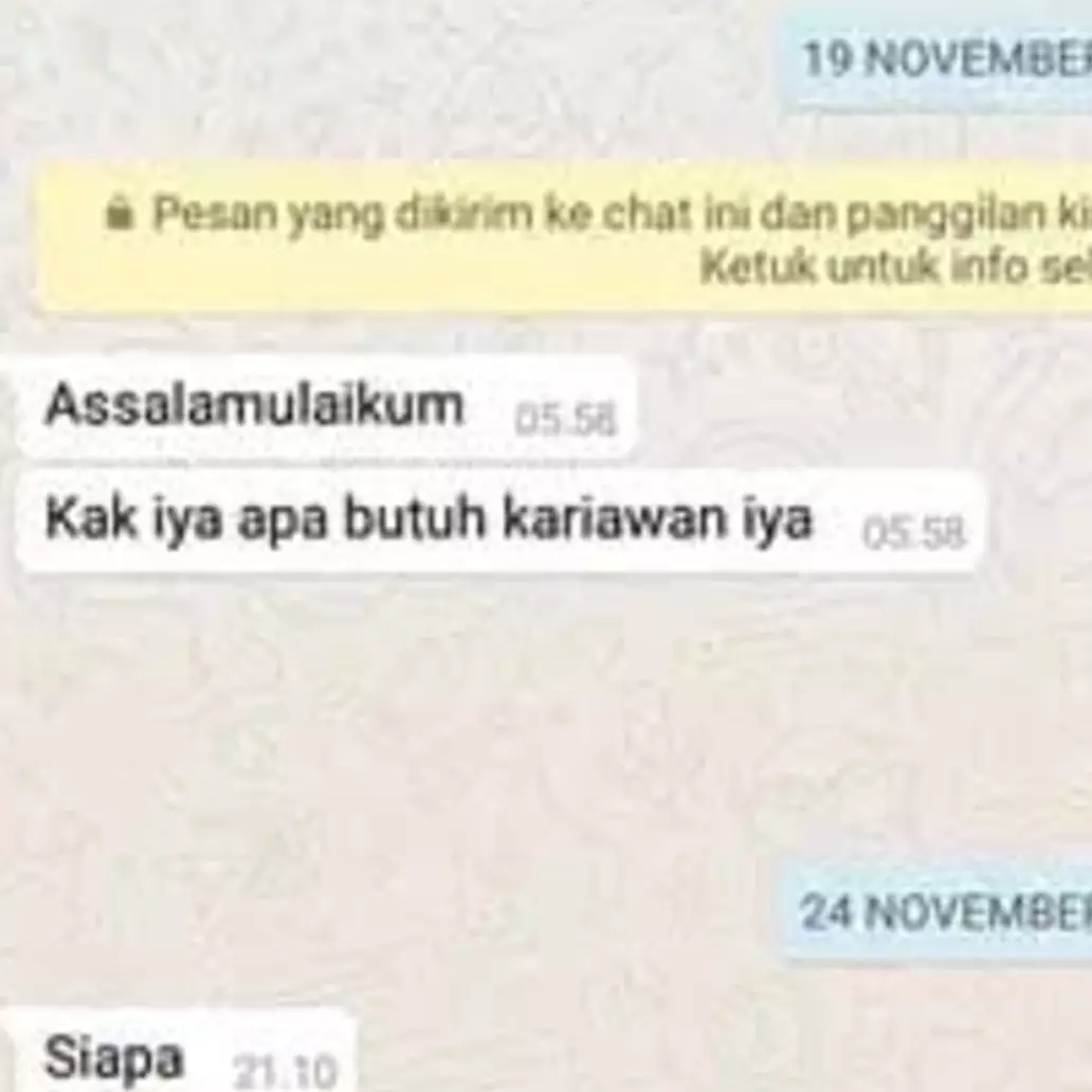 11 Chat lucu antara HRD dan orang nyari kerja ini bikin emosi jiwa, kesabaran tipis jangan sampai baca