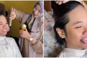Dari tomboi jadi cantik feminin, wanita dirias MUA gaya pengantin Jawa ini hasilnya manglingi pol