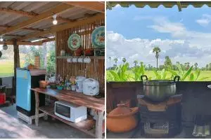 Berada di tengah sawah, intip 9 potret rumah bilik bambu yang bikin penghuninya betah tinggal