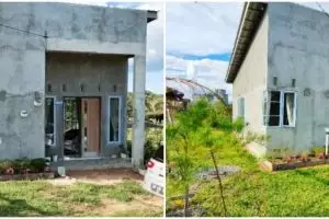 Nyaman tak harus mewah, 9 potret rumah berdinding semen di tengah kebun ini ternyata dalamnya rapi