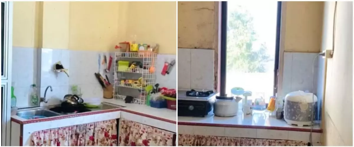 Makeover dapur lama jadi estetik dengan budget di bawah Rp 1 juta, perubahannya 180 derajat