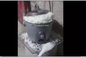 11 Potret kocak saat menanak nasi ini penampakannya nyesek abis, terancam gagal makan