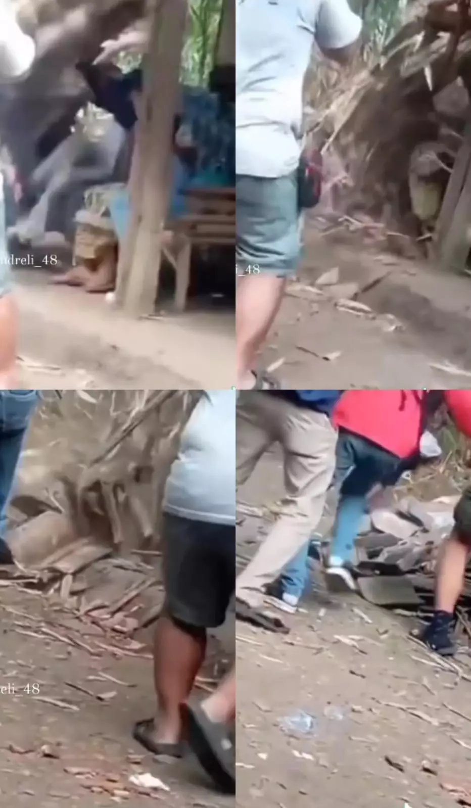 syuting renovasi gubuk reyot © TikTok syuting renovasi gubuk reyot © TikTok