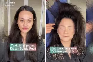 Potret wanita dirias MUA jadi pengantin Sunda Putri, hasil akhirnya bikin kagum