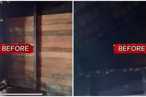 Makeover kamar dinding kayu tampak reyot jadi estetik ala gaming room, 9 transformasinya bikin takjub