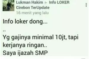 13 Status lucu orang nyari lowongan kerja ini banyak mau banget, dikira hidup gampang?