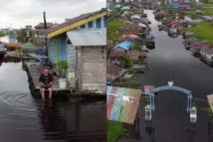 Berdiri di atas air, potret viral desa unik ini keindahannya bikin sulit berkata-kata