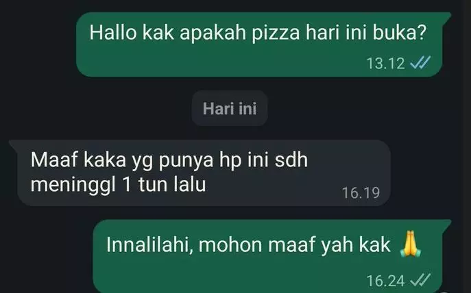 Chat lucu salah sambung Berbagai sumber