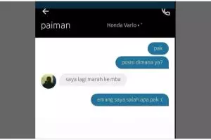 11 Chat lucu driver ojek online marah ke penumpang ini alasannya bikin bertanya-tanya, absurd abis