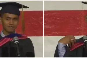 Dulu penggembala kuda kini wisuda di Amerika, begini isi pidato Ahmad Munjizun saat momen kelulusan