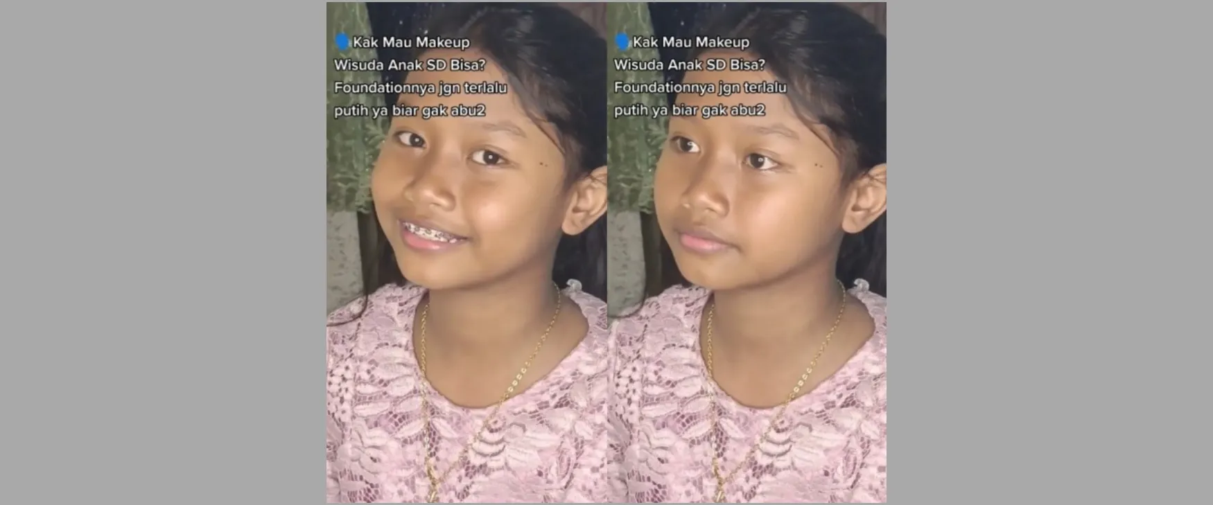 Anak SD ini dirias MUA untuk acara wisuda, penampilannya bikin salfok bak jadi gadis SMA