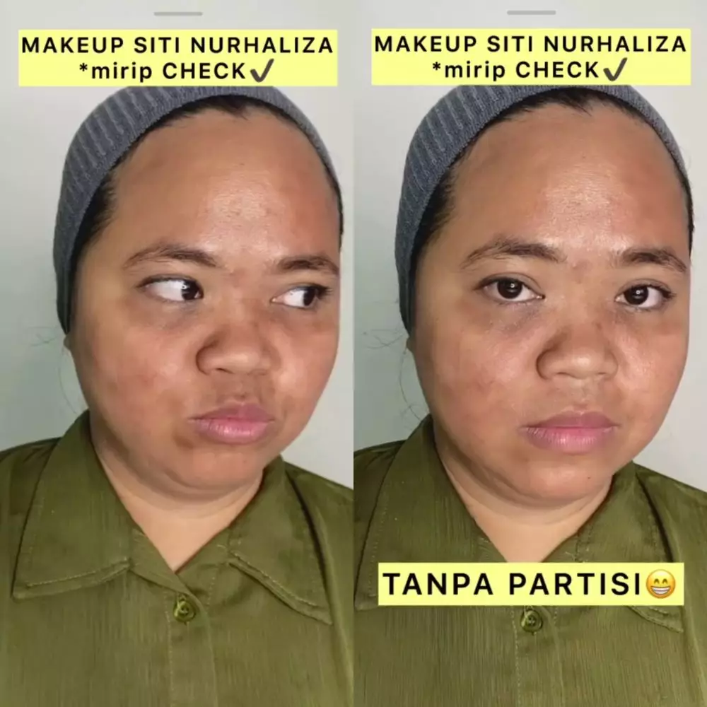 makeup mirip Siti nurhaliza © TikTok  makeup mirip Siti nurhaliza © TikTok
