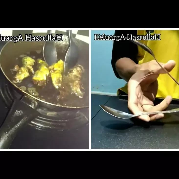 Cara kreatif menyulap sendok jadi capitan makanan, praktis pakai 2 alat sederhana