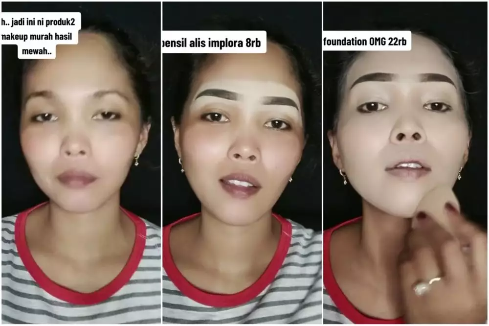 makeup murah hasil gak murahan © TikTok
