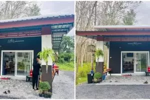 Miliki dinding marmer padahal cuma semen, ini 9 potret rumah kotak minimalis dengan interior apik