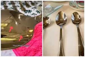 Tanpa direndam, cara hilangkan noda di alat makan stainless steel biar kinclong pakai 1 bahan dapur