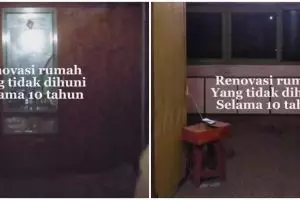 Rumah tampak horor 10 tahun tak dihuni direnovasi jadi hunian minimalis ala Japandi, ini 9 potretnya