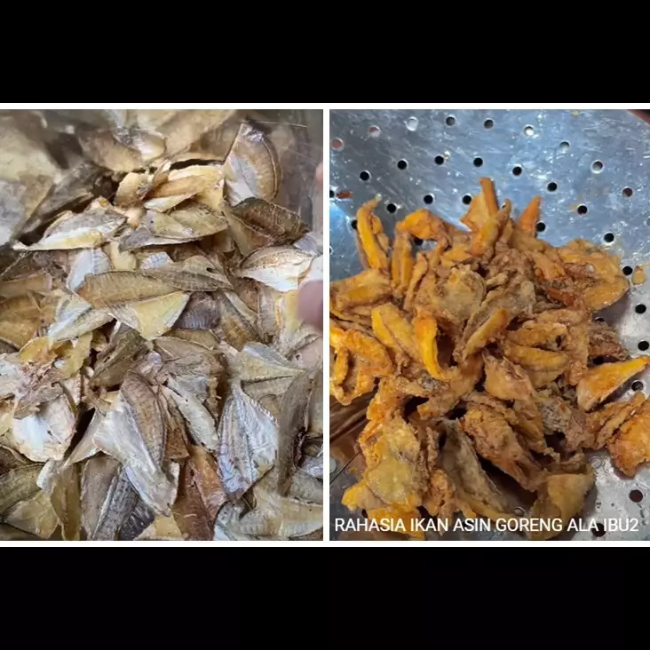 Cara goreng ikan asin kering ini bikin teksturnya renyah dan nggak mudah gosong