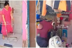 Wanita dihina gaya sebakul ekonomi sulit, 9 potret dalam kontrakannya warna pink ini bikin melongo