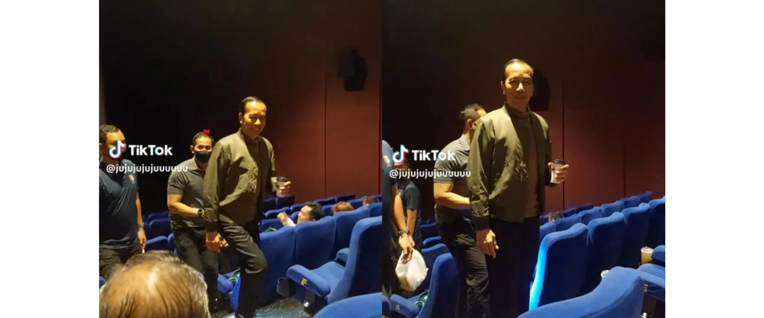 Momen Jokowi nontong film di bioskop ini tuai atensi, pilihan kursi duduknya tak terduga