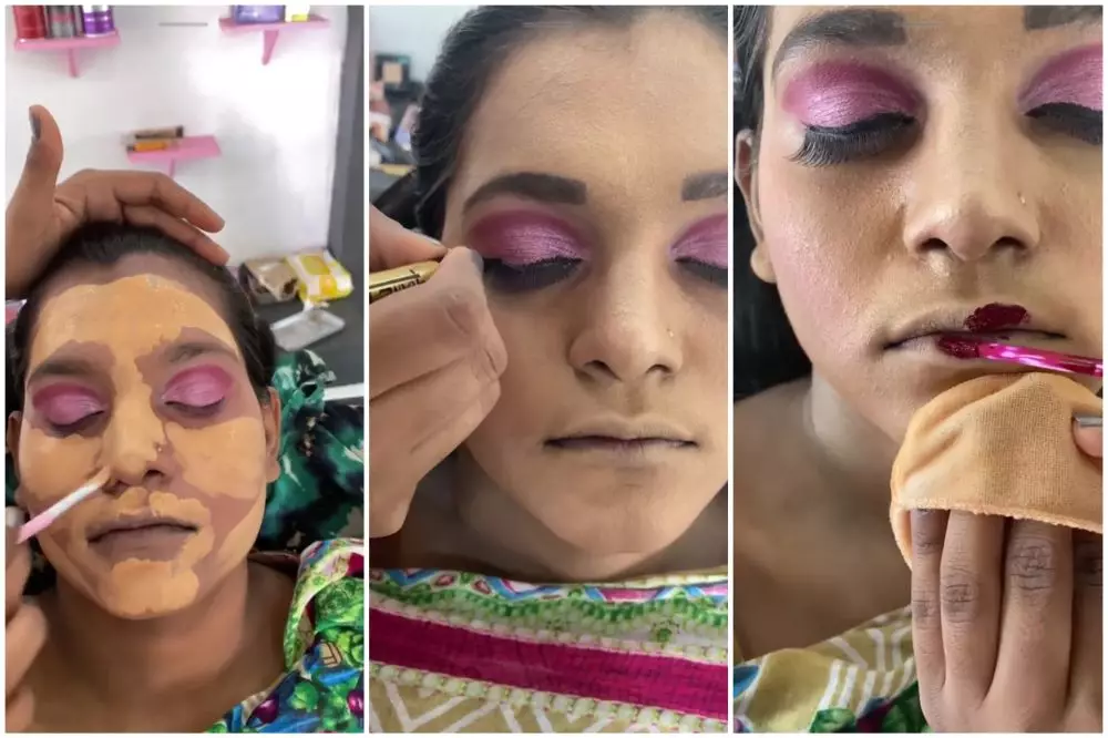 makeup ala india © TikTok  makeup ala india © TikTok