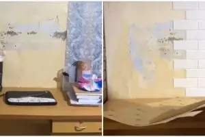 Cuma butuh bujet di bawah Rp 100 ribu, ini transformasi ruang belajar buluk dimakeover jadi estetik