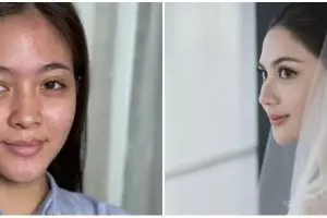 Terlihat segar dan anggun, wanita ini recreate makeup wedding Jessica Mila, hasilnya cuma beda tipis