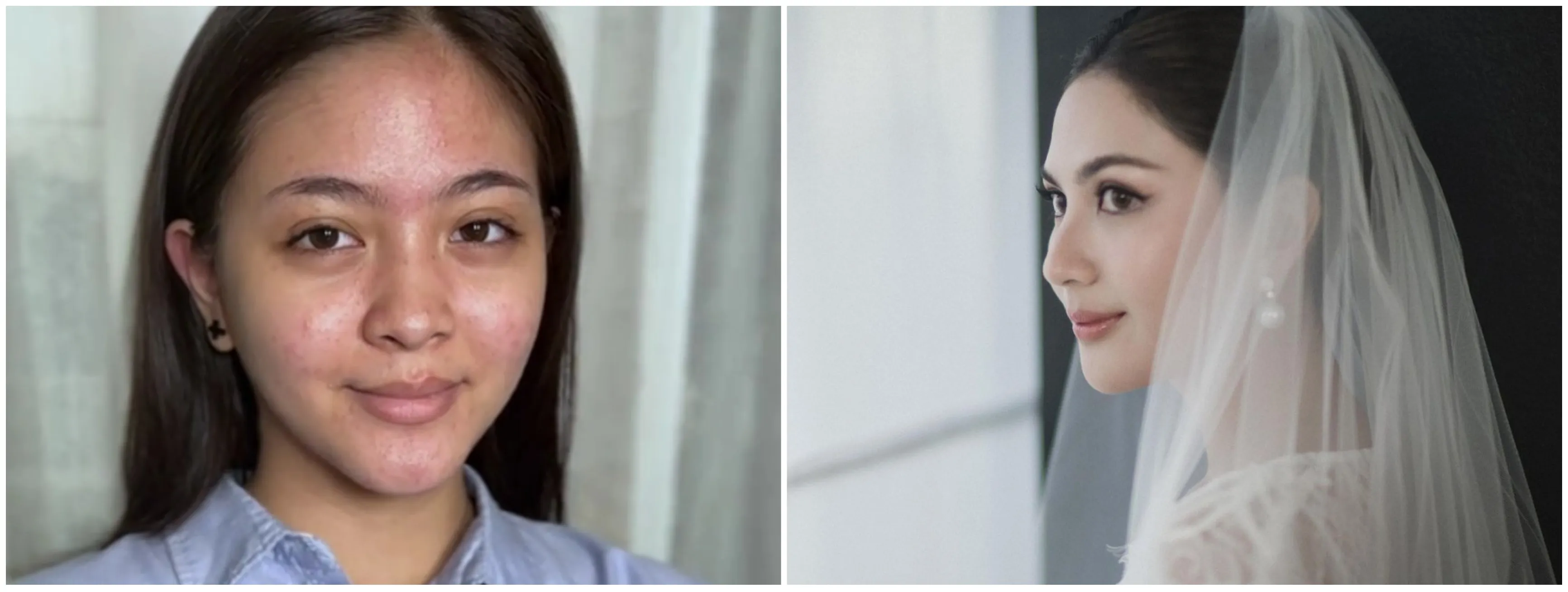 Terlihat segar dan anggun, wanita ini recreate makeup wedding Jessica Mila, hasilnya cuma beda tipis