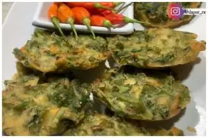 Cara mudah goreng bakwan bayam renyah, tak menyerap banyak minyak, dan antiambyar meski tanpa telur