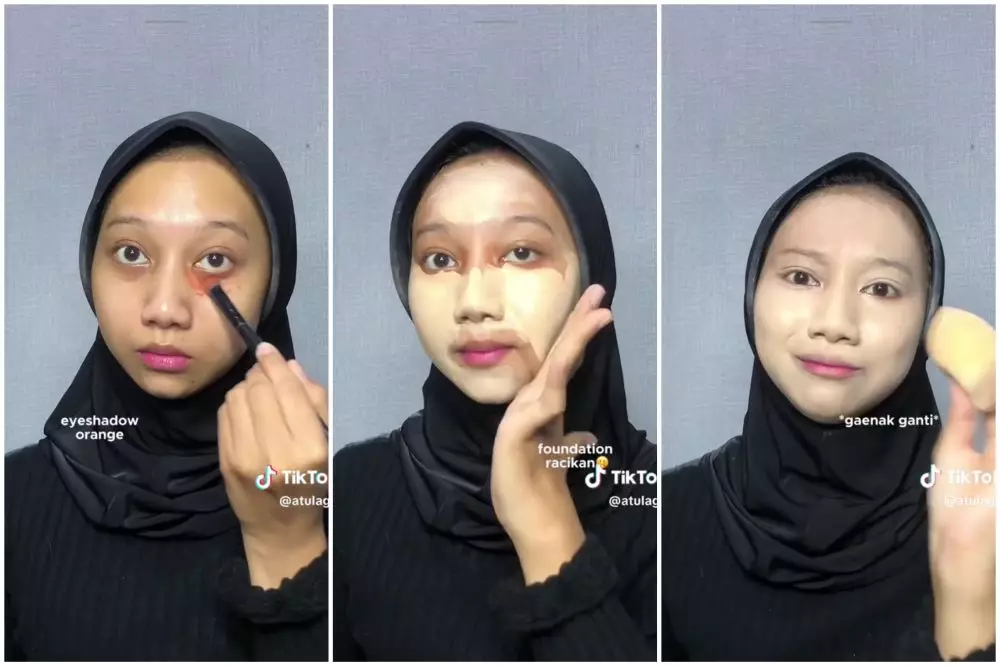 makeup wisuda sendiri © TikTok
