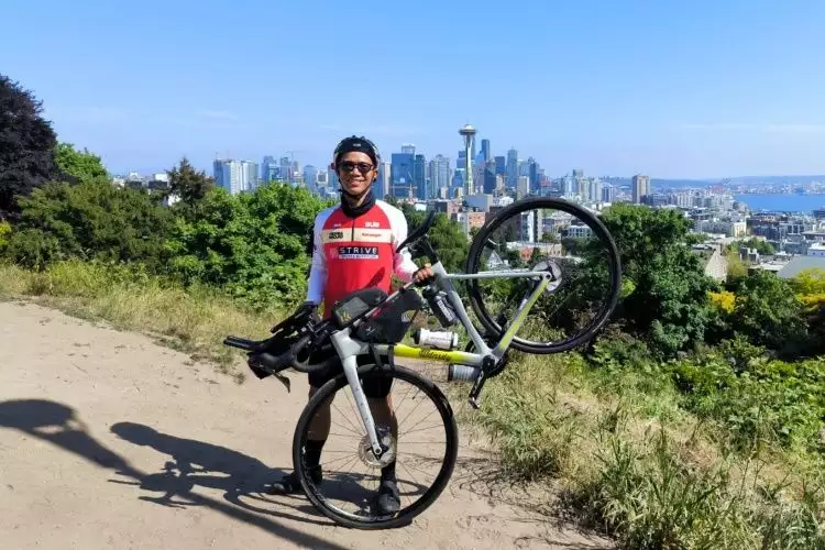 Atlet sepeda nasional Dzaki Wardana siap taklukkan Trans AM Bike Race di Amerika