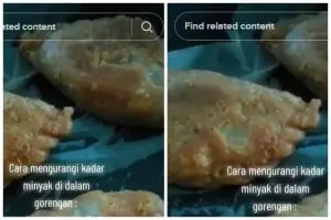 Tanpa saringan khusus, ini cara mengurangi kadar minyak pada gorengan cuma pakai 2 alat