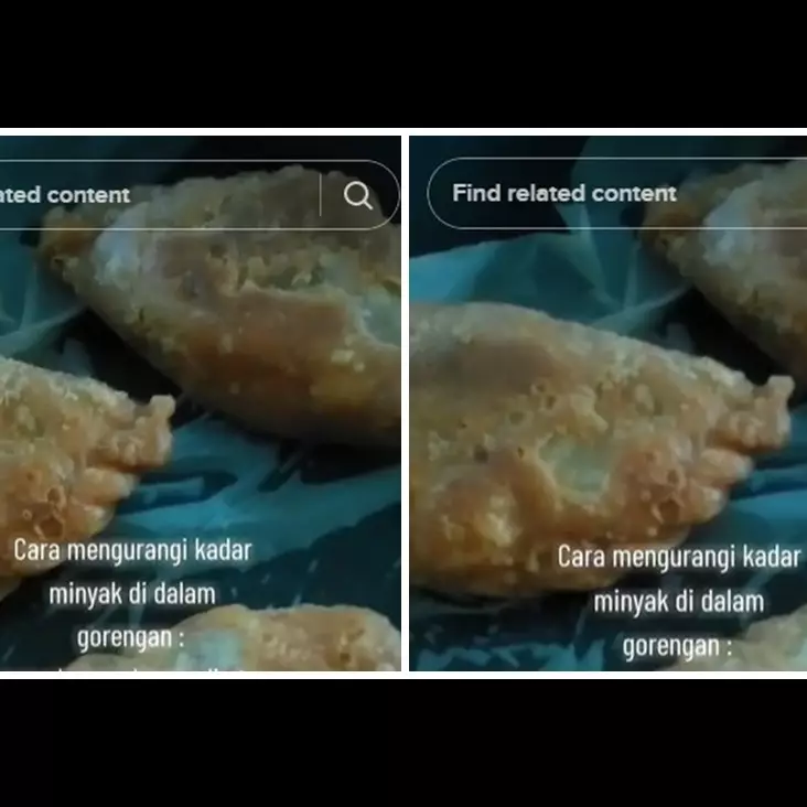 Tanpa saringan khusus, ini cara mengurangi kadar minyak pada gorengan cuma pakai 2 alat