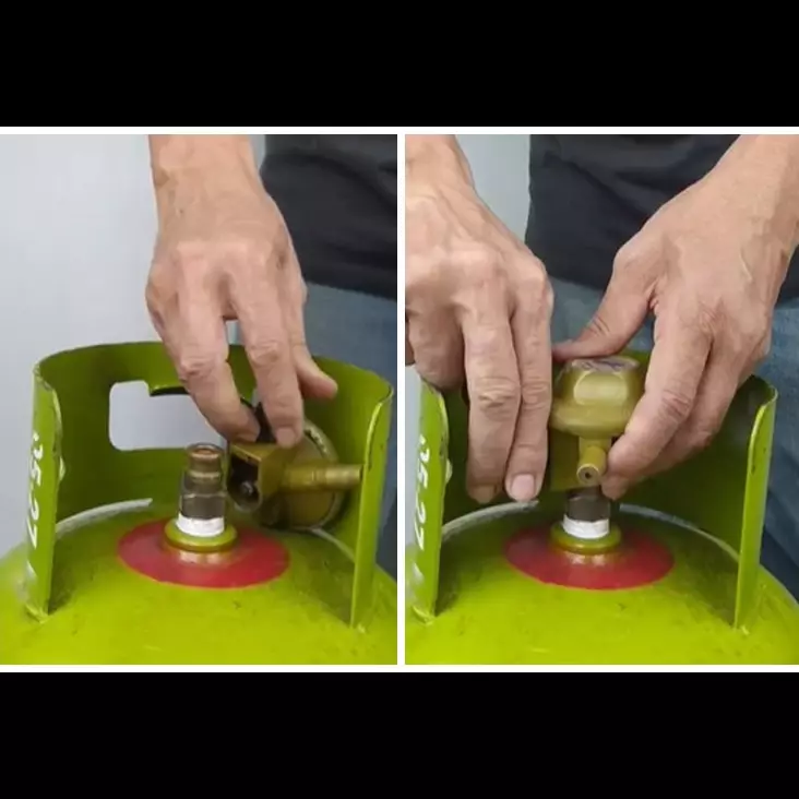 Bukan pakai karet gelang, ini trik memasang regulator gas LPG agar tak bocor pakai tambahan 1 alat
