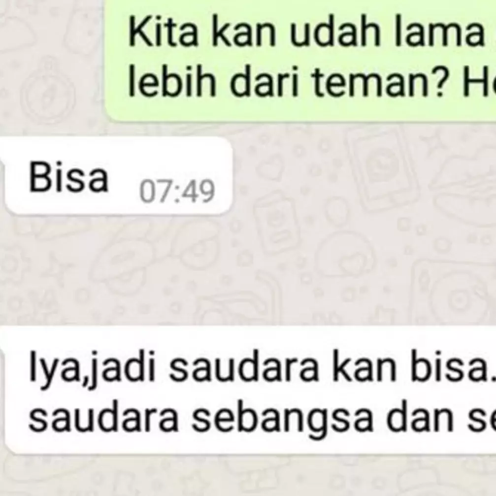 11 Chat lucu saat cinta ditolak secara halus, auto mundur sambil senyum kesakitan
