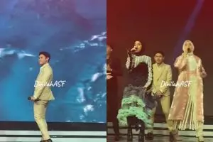 Momen Rony Idol bantu kameramen TV terjatuh padahal lagi live bareng Alan Walker, aksinya tuai pujian