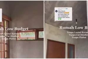 Rumah low budget konsep industrial ini tetap estetik meski tanpa cat dinding dan keramik, ini 9 potret