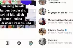 Sebar online undangan pernikahan, wanita ini dibuat ngakak saat lihat isi DM Instagram calon suaminya